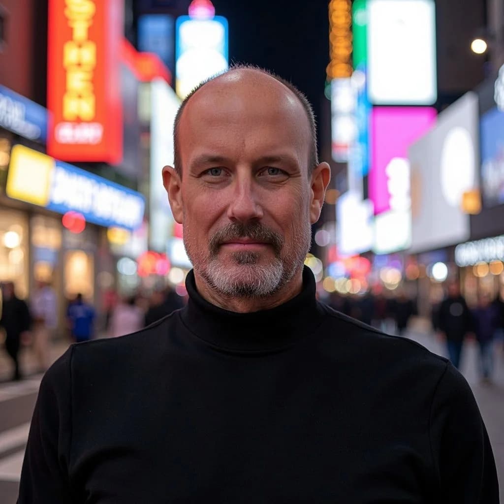 Portrait of Troy Cunningham-Jackson in low light